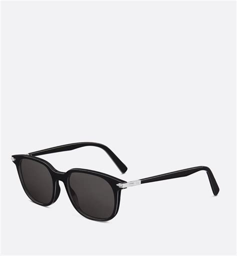 DiorBlackSuit S12I BioAcetate Black Square Sunglasses 